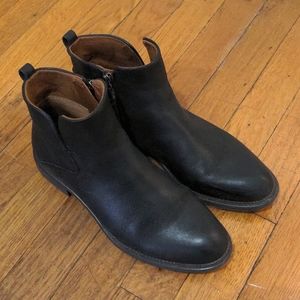 Franco Sarto Black Ankle Boots, 9.5